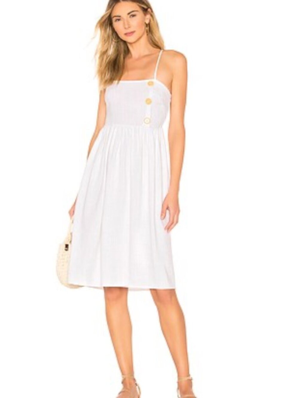 X REVOLVE Lani Dress in Ivory House of Harlow 1960 Size L